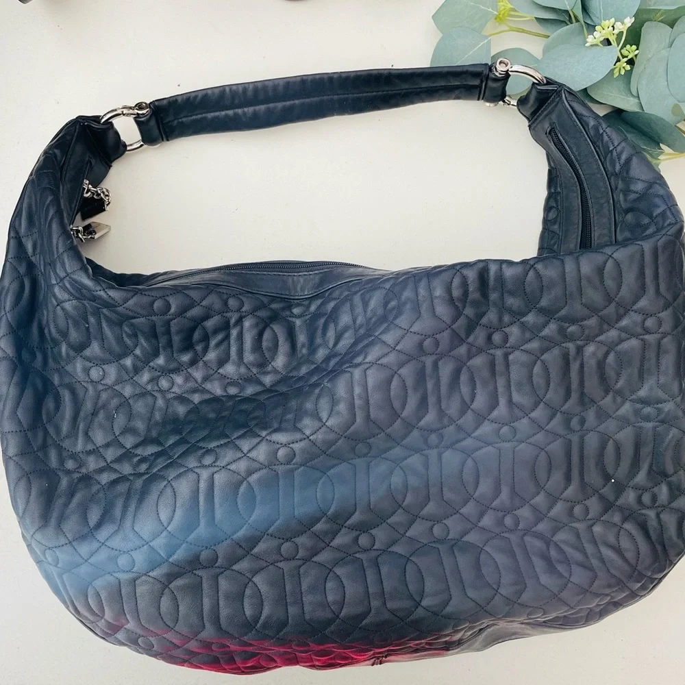 Donald J. Pliner Quilted Hobo Bag